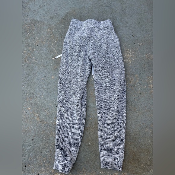 Aerie Black and White Textured Knit Pants - Picture 3 of 3